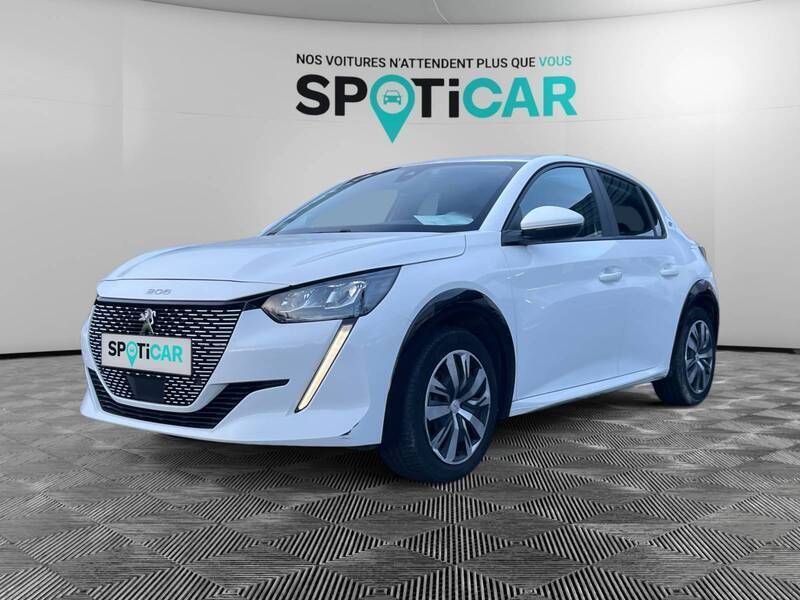 Blanc Utilisé 2020 Peugeot e-208 Citadine | 14 990 € (Prix juste) - Image 1/3