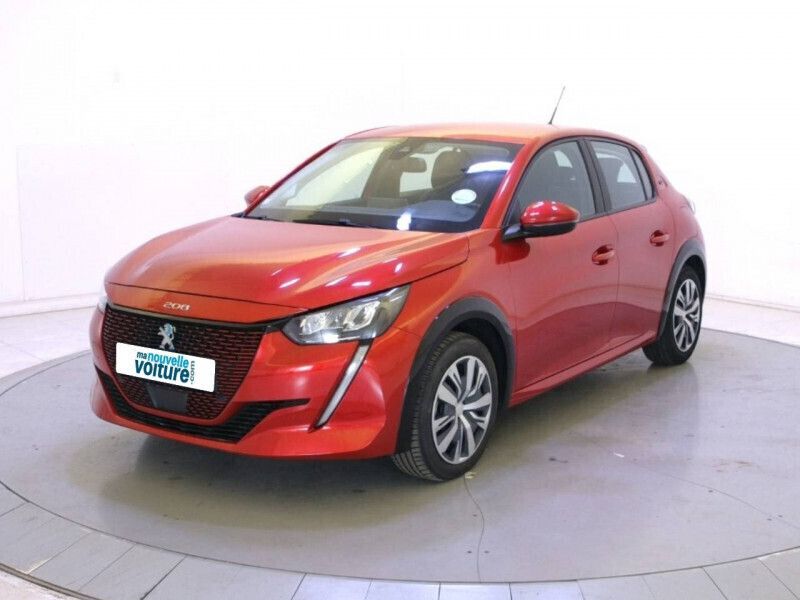 Noir Utilisé 2020 Peugeot e-208 Active Citadine | 15 290 € (Prix juste) - Image 1/4