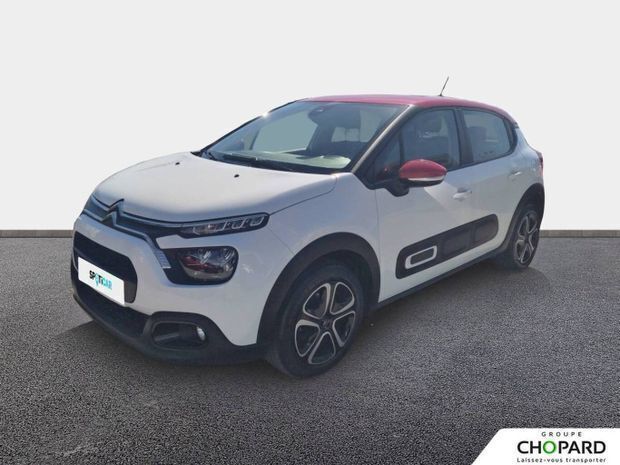 Blanc Utilisé 2022 Citroën C3 Shine Citadine | 10 900 € (Bon prix) - Image 1/4
