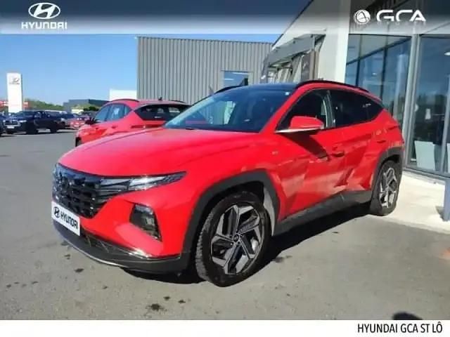 Sunset red métal Utilisé 2022 Hyundai Tucson SUV | 26 890 € (Prix juste) - Image 1/4