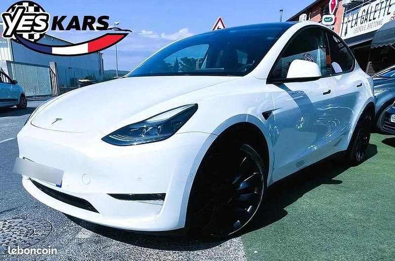 Blanc Occasion 2022 Tesla Model Y Performance SUV | 28 990 € (Super prix) - Image 1/4