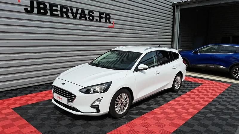Blanc Occasion 2021 Ford Focus Titanium X Break | 13 990 € (Bon prix) - Image 1/4
