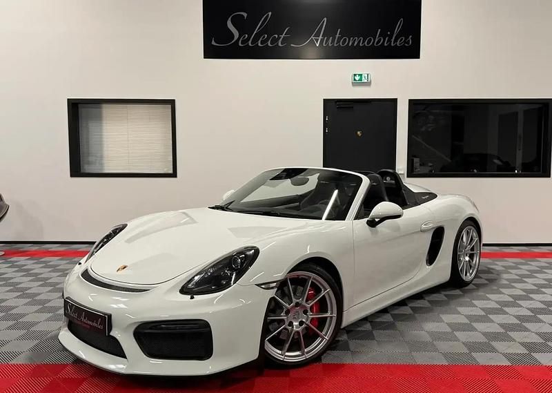 Blanc Occasion 2016 Porsche Boxster Cabriolet | 112 900 € - Image 1/4