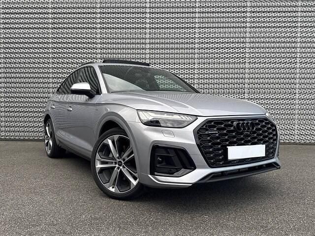 Argent fleuret métallisé Occasion 2024 Audi Q5 Sportback S-Line SUV | 75 690 € - Image 1/4