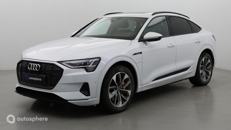 Blanc glacier métallisé Utilisé 2021 Audi e-tron Sportback Advanced SUV | 36 799 € (Prix juste) - Image 1/4