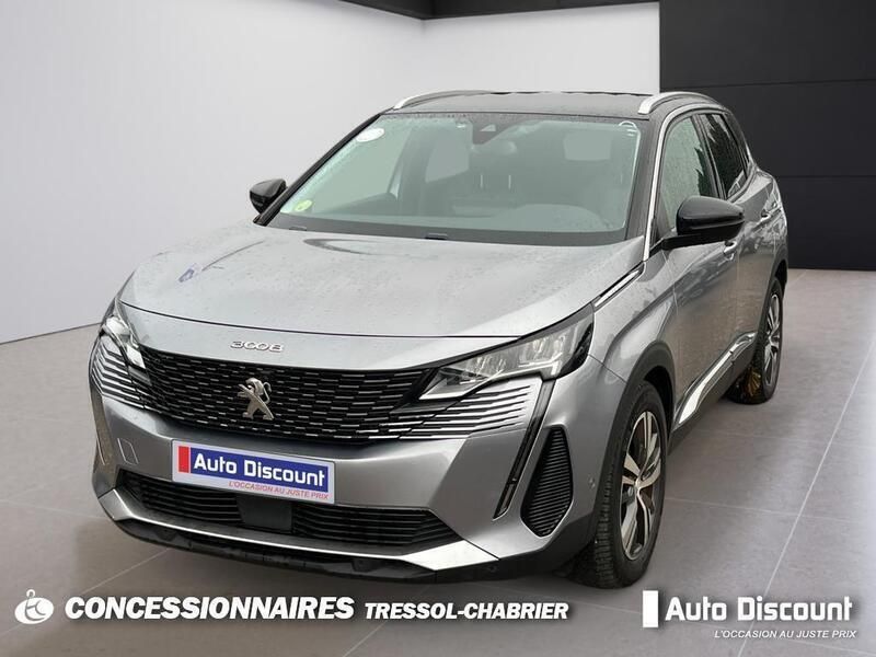 Gris Utilisé 2021 Peugeot 3008 Allure | 18 190 € - Image 1/3
