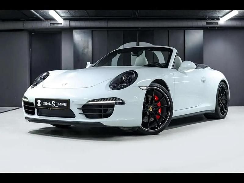 Blanc Occasion 2014 Porsche 911 Carrera 4S Cabriolet Cabriolet | 104 999 € (Bon prix) - Image 1/4