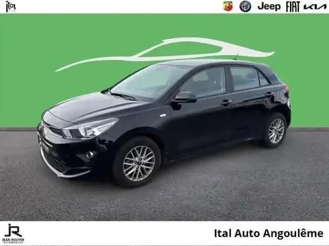 Noir ebène métallisé Occasion 2021 Kia Rio Active Berline | 11 990 € (Prix juste) - Image 1/4