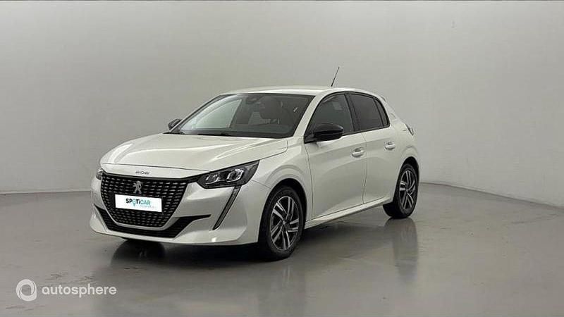 Blanc Utilisé 2022 Peugeot 208 Allure Citadine | 13 499 € (Prix juste) - Image 1/4