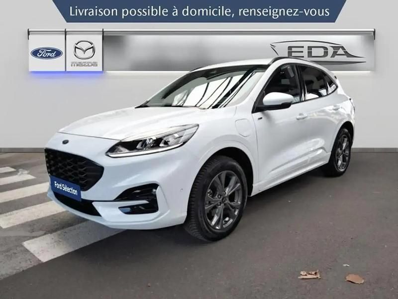 Blanc Utilisé 2022 Ford Kuga Business Edition SUV | 23 990 € (Prix juste) - Image 1/4