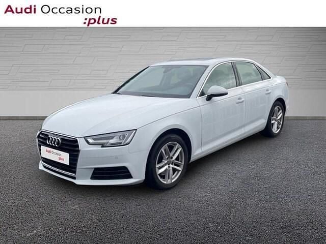 Blanc glacier métallisé Utilisé 2018 Audi A4 Berline | 18 990 € (Super prix) - Image 1/4