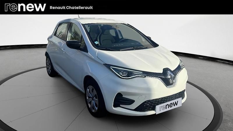 Blanc Occasion 2021 Renault Zoe Business Citadine | 12 990 € (Prix assez cher) - Image 1/4