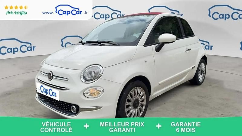 Blanc Utilisé 2021 Fiat 500 Lounge Cabriolet | 10 490 € (Prix juste) - Image 1/4