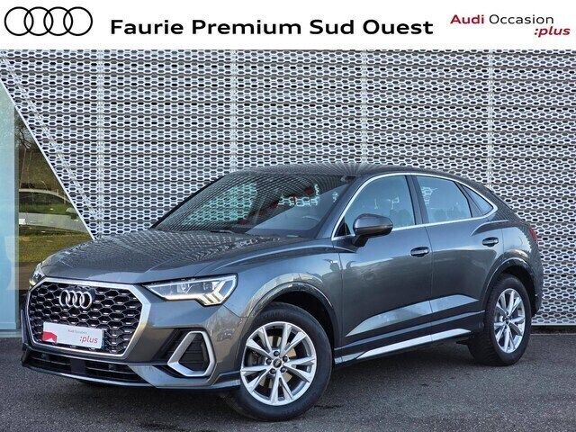 Gris daytona nacré Utilisé 2022 Audi Q3 Sportback S-Line SUV | 30 790 € (Bon prix) - Image 1/4