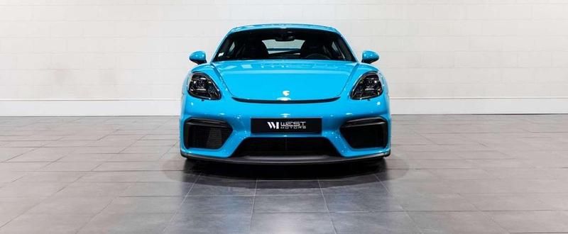 Occasion Porsche 718 Cayman GT4 Chrono 421 ch (309 kW) 2019 Bleu Coupé