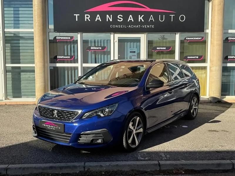 Bleu Utilisé 2020 Peugeot 308 GT-line Break | 8 490 € (Super prix) - Image 1/4