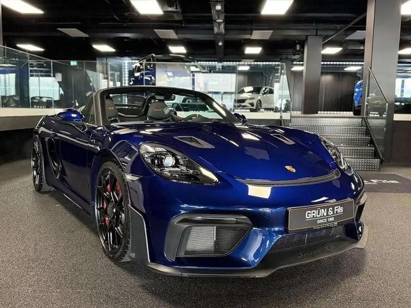 Nouvelle Porsche 718 Boxster 500 ch (367 kW) 2025 Bleu Cabriolet