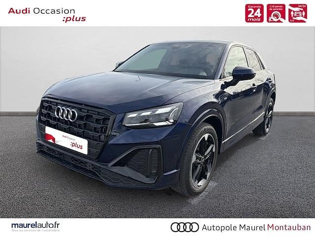 Bleu navarre métallisé Occasion 2025 Audi Q2 S-Line SUV | 34 190 € (Prix juste) - Image 1/4