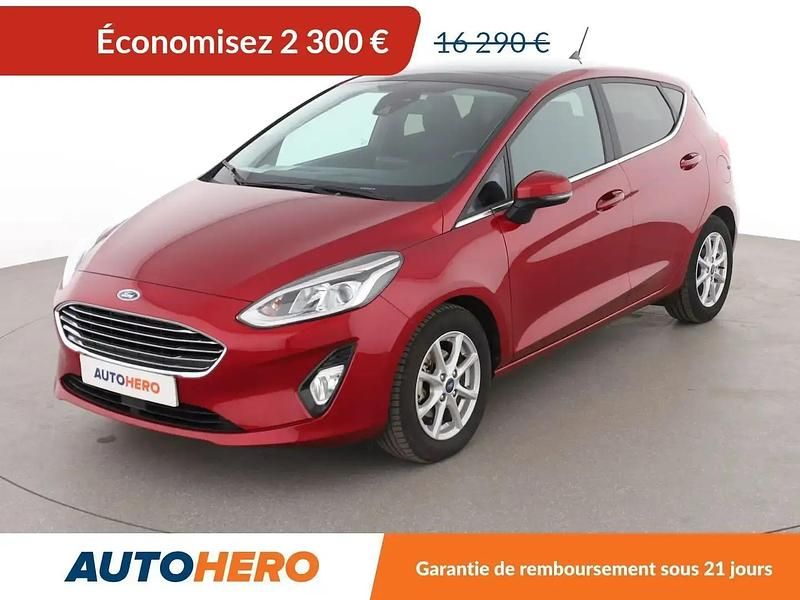Rouge Utilisé 2020 Ford Fiesta Titanium X Citadine | 13 990 € (Bon prix) - Image 1/2
