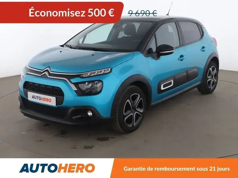 Bleu Utilisé 2021 Citroën C3 Feel Citadine | 9 190 € (Bon prix) - Image 1/2