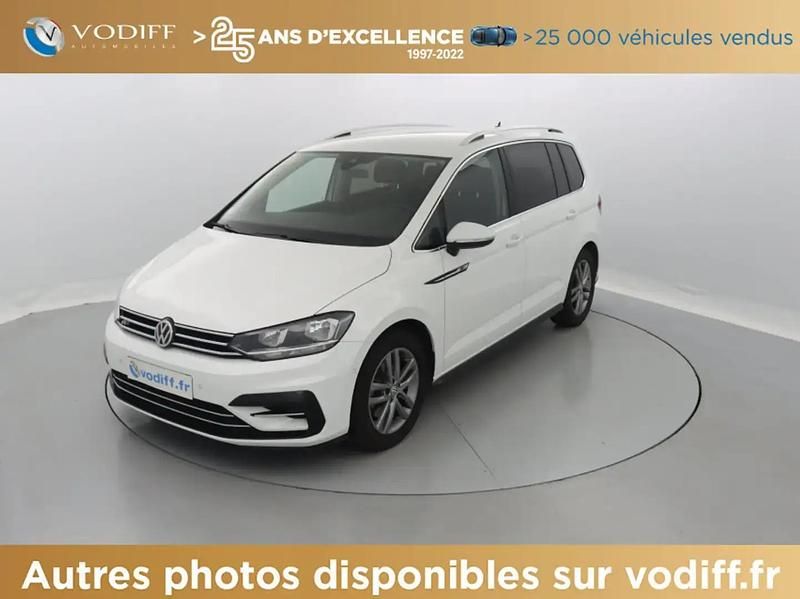 Blanc Occasion 2018 VW Touran Highline Monospace | 20 950 € (Prix juste) - Image 1/4