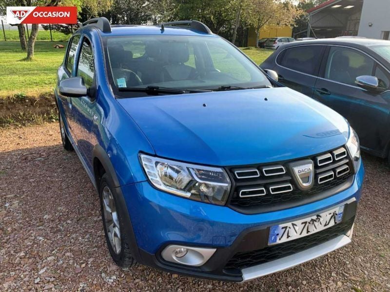 Bleu Occasion 2018 Dacia Sandero Stepway Citadine | 11 400 € (Prix juste) - Image 1/4