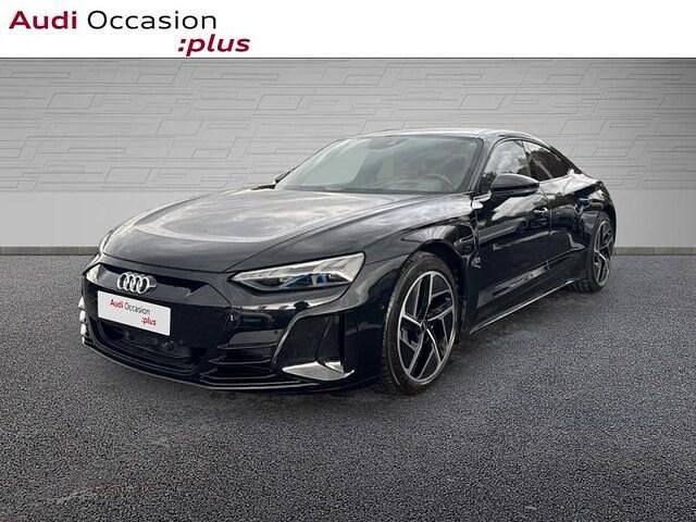 Noir mythe métallisé Utilisé 2022 Audi e-tron GT quattro Sport Berline | 49 990 € (Prix juste) - Image 1/4