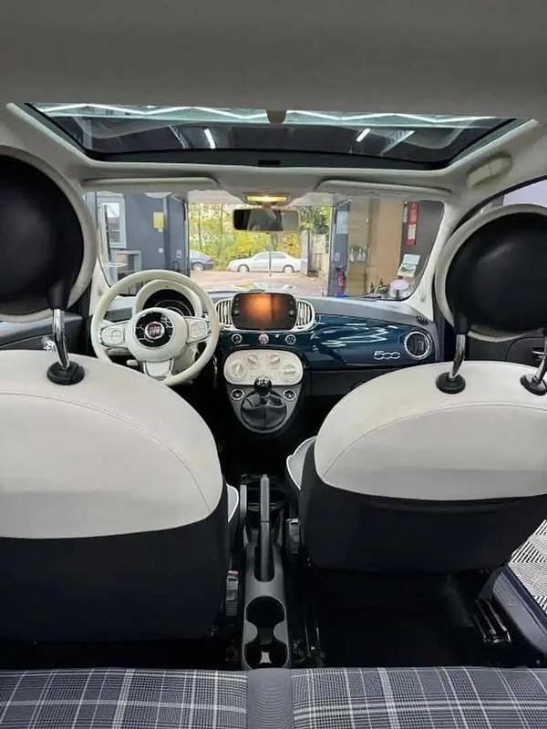 Bleu Utilisé 2019 Fiat 500 Lounge Citadine | 5 999 € - Image 1/4