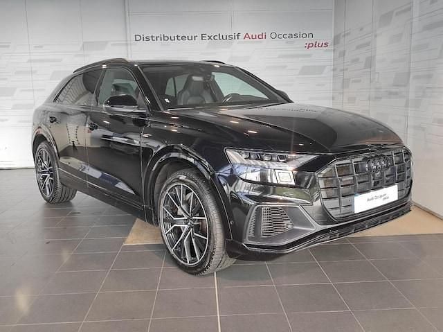 Noir mythe métallisé Occasion 2023 Audi Q8 S-Line SUV | 74 900 € (Prix assez cher) - Image 1/4