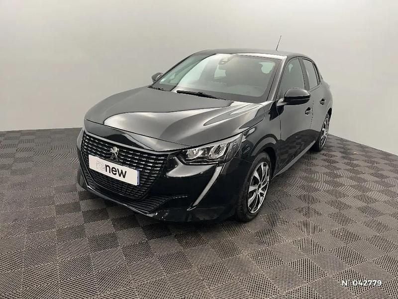 Noir Utilisé 2020 Peugeot 208 Active Citadine | 10 790 € (Bon prix) - Image 1/4
