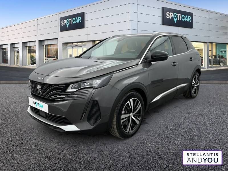 Gris Utilisé 2021 Peugeot 3008 GT | 25 790 € (Prix juste) - Image 1/3