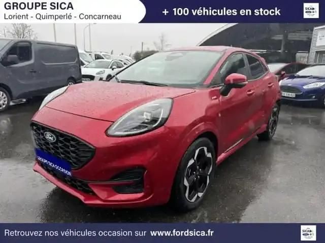 Occasion Ford Puma ST-Line X 2024 Rouge fantastic métallisée premium SUV