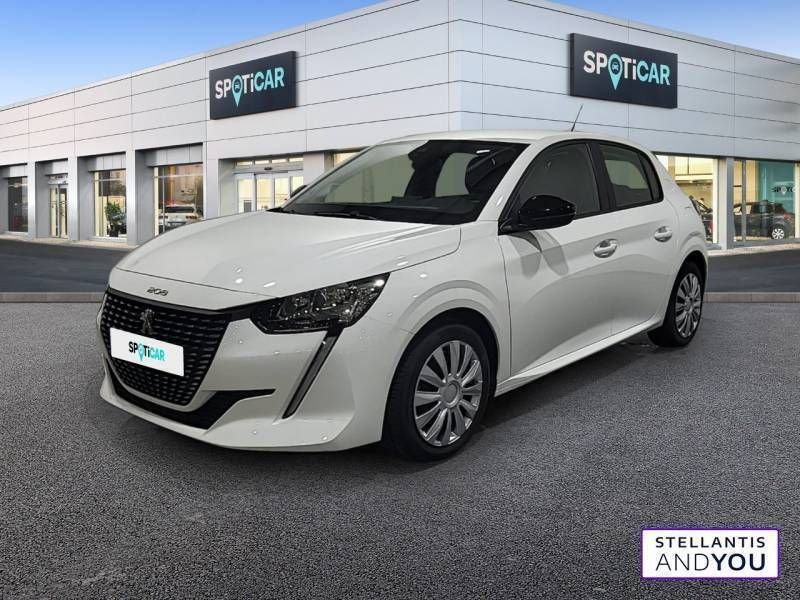 Blanc Utilisé 2023 Peugeot 208 Active Citadine | 12 780 € (Bon prix) - Image 1/3