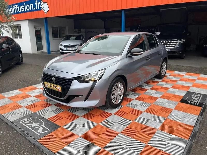 Gris Utilisé 2020 Peugeot 208 Citadine | 10 450 € (Bon prix) - Image 1/4