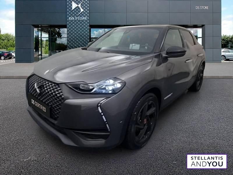 Gris Utilisé 2021 DS Automobiles DS3 Crossback E-Tense Performance Line Plus SUV | 18 690 € (Prix juste) - Image 1/4