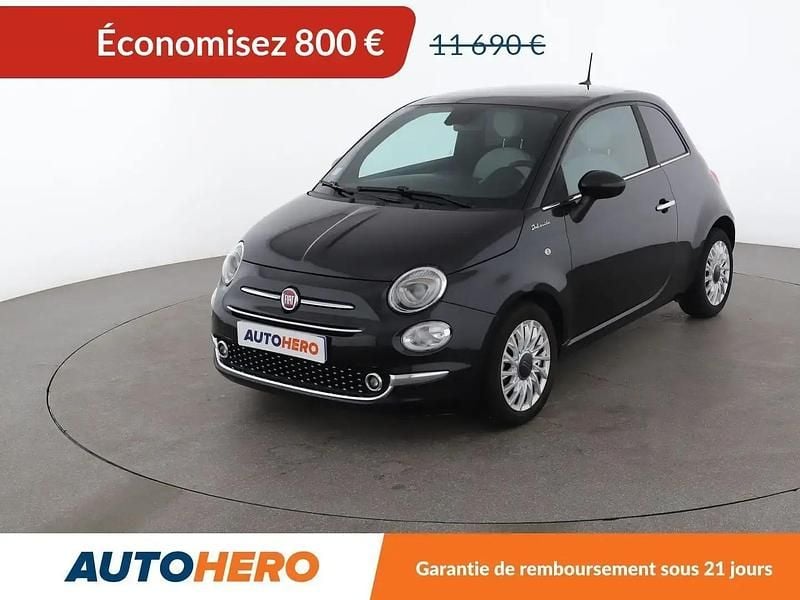 Noir Utilisé 2021 Fiat 500 Dolcevita Berline | 10 890 € (Prix juste) - Image 1/2