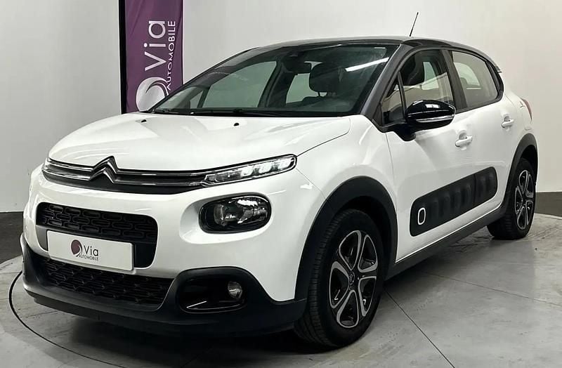 Blanc Utilisé 2020 Citroën C3 Shine Citadine | 8 999 € (Bon prix) - Image 1/4