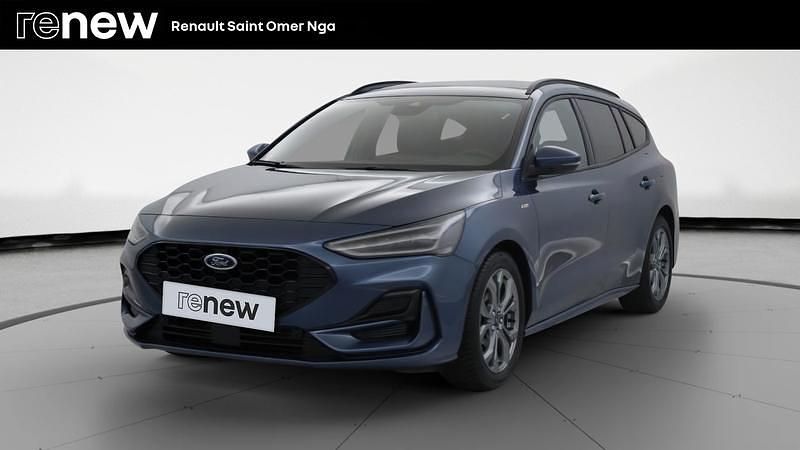 Bleu Occasion 2023 Ford Focus ST-Line Break | 23 299 € (Prix assez cher) - Image 1/4