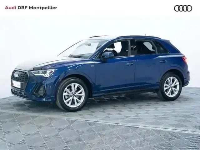 Bleu navarre métallisé Utilisé 2024 Audi Q3 S-Line SUV | 38 880 € (Bon prix) - Image 1/4