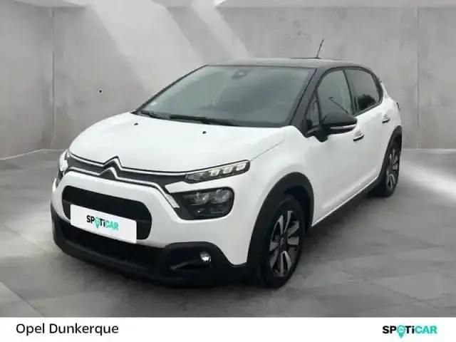 Blanc Occasion 2023 Citroën C3 PureTech Citadine | 13 000 € (Prix juste) - Image 1/4