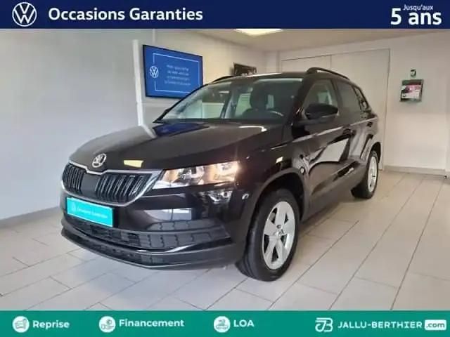 Noir magic nacré Occasion 2022 Skoda Karoq Ambition SUV | 20 490 € (Bon prix) - Image 1/4