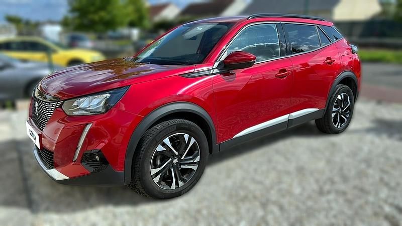 Rouge Utilisé 2021 Peugeot 2008 Allure SUV | 12 190 € (Super prix) - Image 1/4