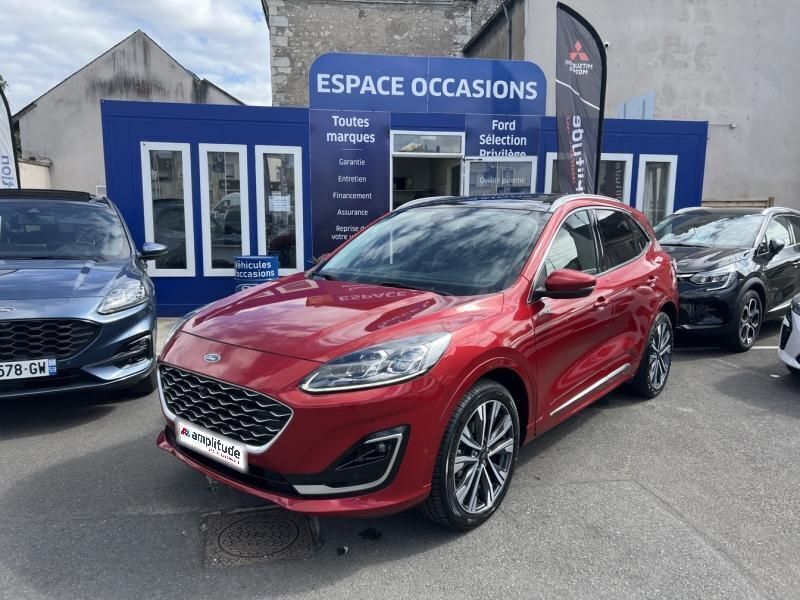 Rouge Utilisé 2022 Ford Kuga Vignale SUV | 28 999 € (Prix juste) - Image 1/4
