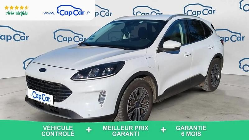 Blanc Occasion 2020 Ford Kuga Titanium SUV | 16 990 € (Prix juste) - Image 1/4