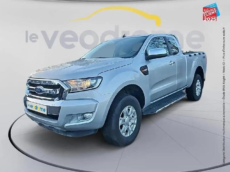 Gris Utilisé 2017 Ford Ranger XLT Pick-up | 23 999 € (Prix juste) - Image 1/4