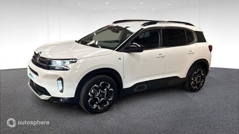 Blanc Utilisé 2022 Citroën C5 Aircross Feel SUV | 23 990 € (Prix assez cher) - Image 1/4