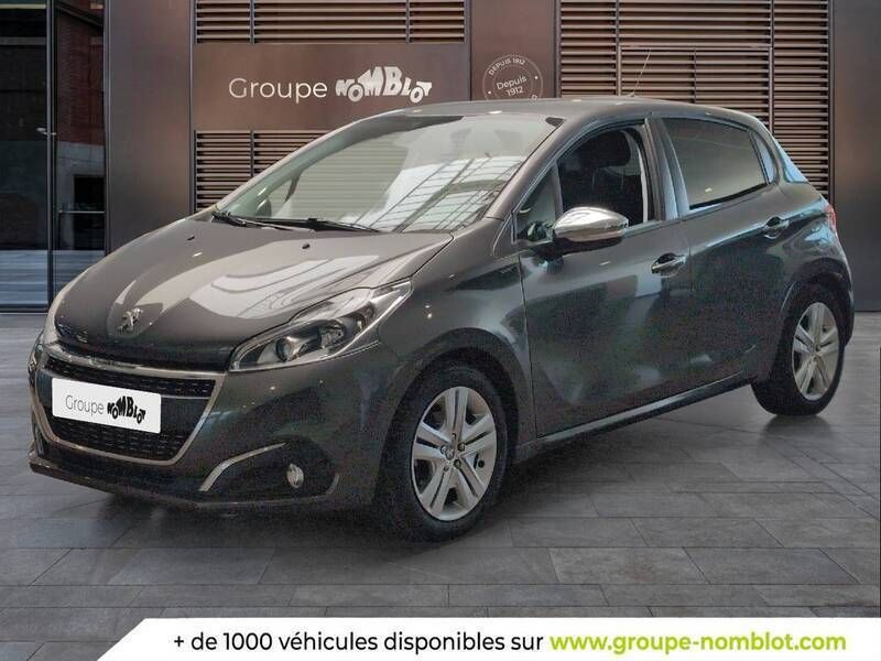 Gris Utilisé 2019 Peugeot 208 S Citadine | 9 490 € (Prix juste) - Image 1/3