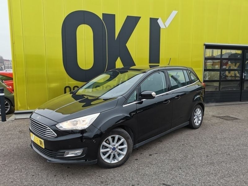 Noir Utilisé 2018 Ford Grand C-Max Titanium Monospace | 11 990 € (Bon prix) - Image 1/3