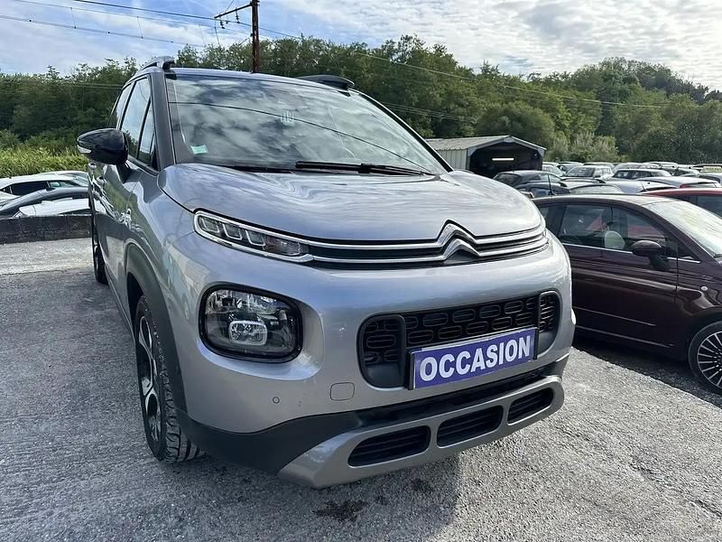 Gris Utilisé 2020 Citroën C3 Aircross PureTech SUV | 9 990 € (Prix juste) - Image 1/4