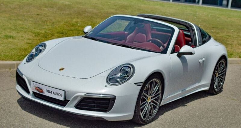 Blanc Utilisé 2017 Porsche 911 Targa 4S Cabriolet | 124 900 € (Bon prix) - Image 1/4